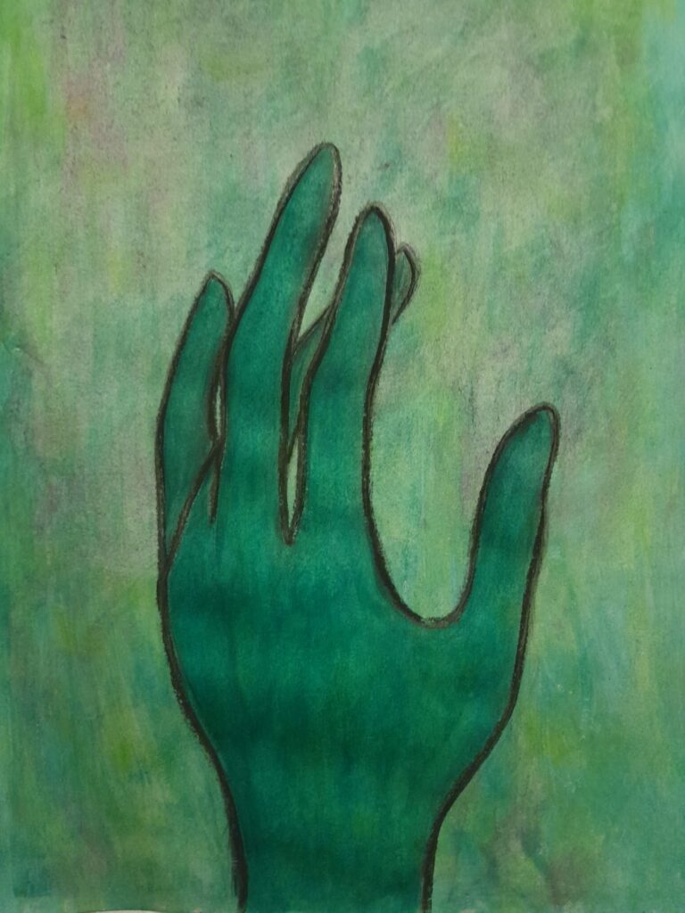 Green hand by Amma Gyan 2023