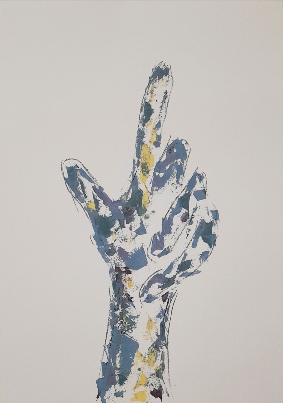 Gently blue hand full by Amma Gyan at Amanartis Watford copy 2