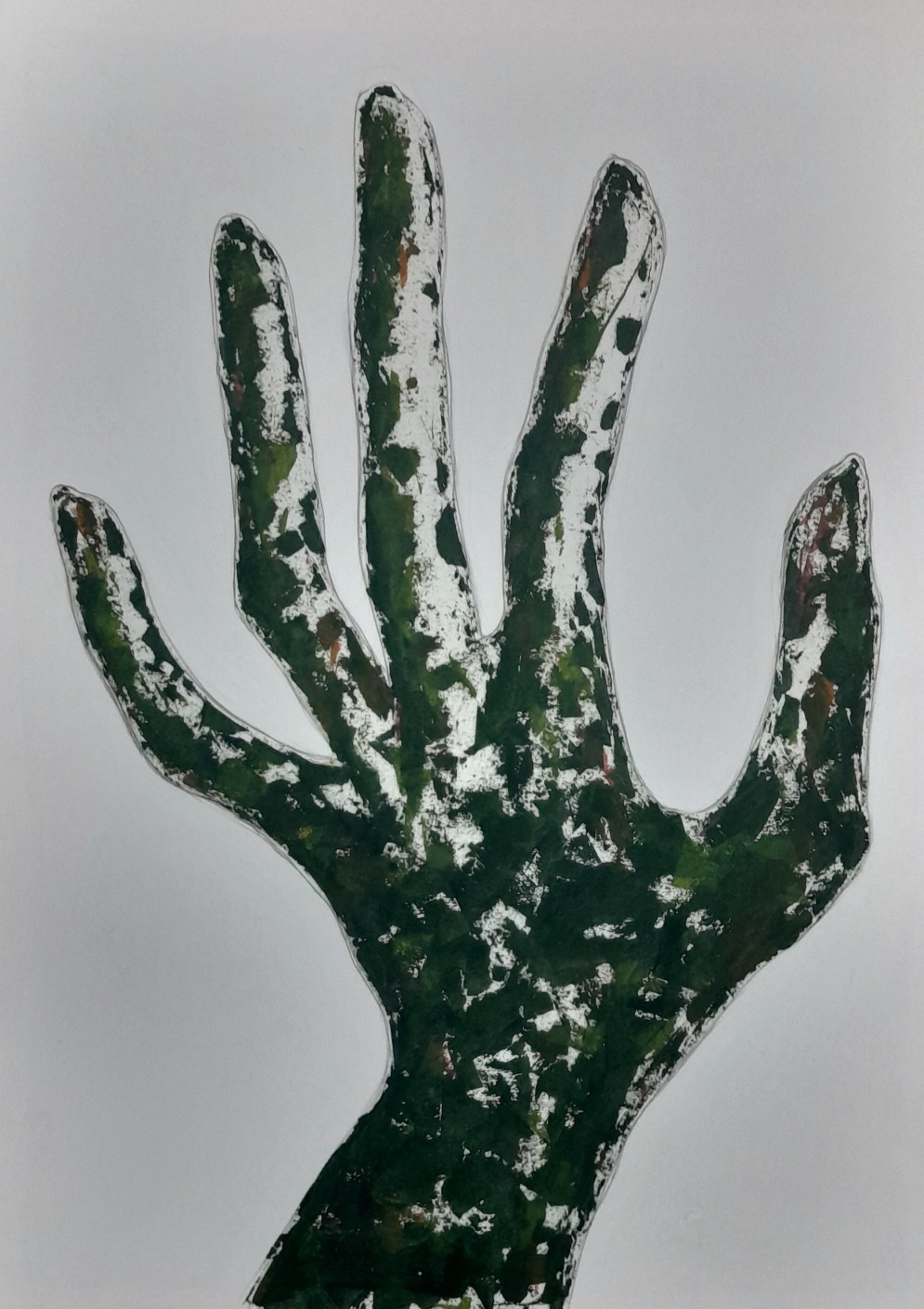 Weeds by Amma Gyan Art The lady who paints hands at Amanartis Studio Watford 1 copy