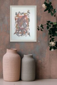 Reset a painting by Amma Gyan - room setting