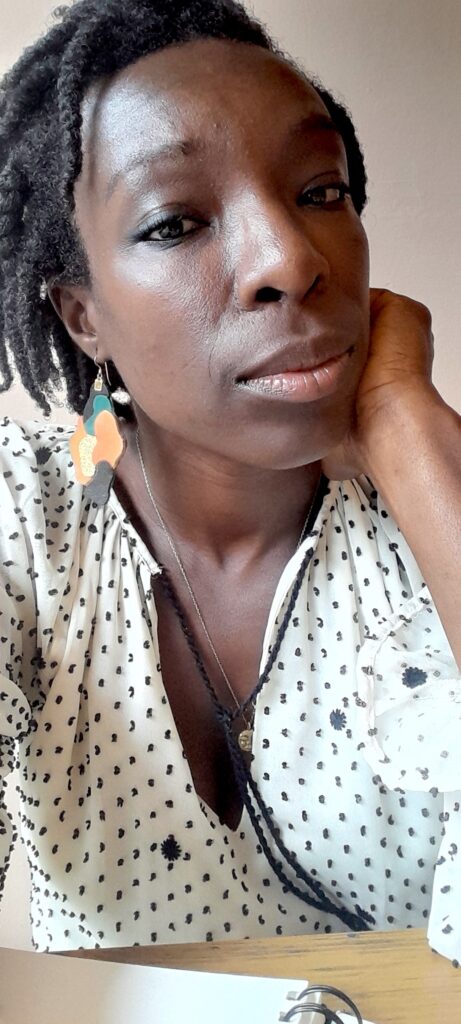 Abstract Petals by Amma Gyan of Amma Gyan Art House of Amma and Amanartis Gallery and Studio modeled Orange 4