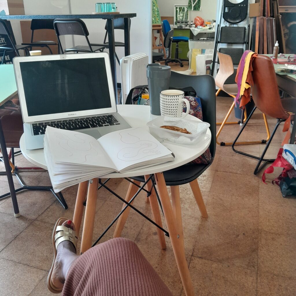 Amma Gyan at Amanartis Studio the chapel the art of living 3